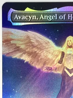 Avacyn, Angel of Hope NM Borderless Double Masters 335 MTG Foil - Image 3