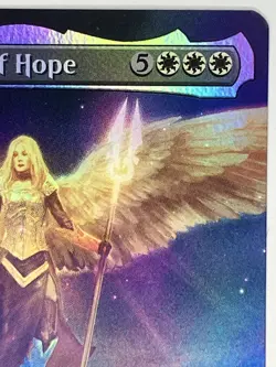 Avacyn, Angel of Hope NM Borderless Double Masters 335 MTG Foil - Image 4