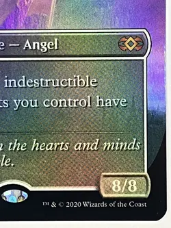 Avacyn, Angel of Hope NM Borderless Double Masters 335 MTG Foil - Image 5
