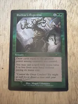 Rishkar's Expertise (Retro Frame) WPN & Gateway Promos Foil NM - Image 1