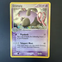 Grumpig EX Emerald 29/106 Reverse Holo Stamped NM Pokemon TCG ⭐ - Image 1