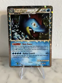 Feraligatr Prime HGSS07 Holo Black Star Promo 2010 Pokemon Card LP - Image 1