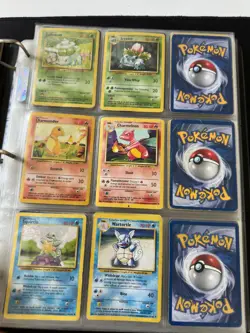 Vintage Pokemon Card Binder Collection 300+ WOTC Base Jungle Fossil Team Rocket - Image 1