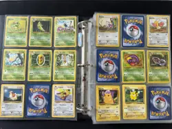 Vintage Pokemon Card Binder Collection 300+ WOTC Base Jungle Fossil Team Rocket - Image 2