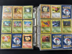Vintage Pokemon Card Binder Collection 300+ WOTC Base Jungle Fossil Team Rocket - Image 3