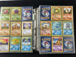 Vintage Pokemon Card Binder Collection 300+ WOTC Base Jungle Fossil Team Rocket - Image 4