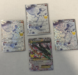 2021 Pokemon Celebrations: Collection M Rayquaza EX 76/108 x1 reshiram x 3 - Image 1