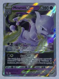 Pokemon TCG Mewtwo VSTAR 031/078 Pokemon GO Holo - Image 1