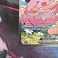 Pokemon TCG Lillies Clefairy ex 280/217 Illustration Rare – Ascended Heroes – NM - Image 2