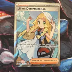 Pokemon TCG Lillies Determination 169/132 Mega Evolution Holo NM - Image 1