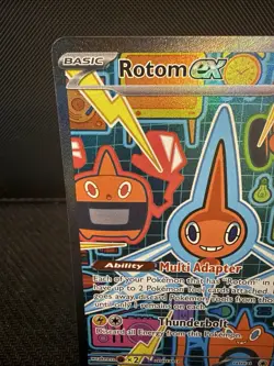 Pokemon TCG Rotom ex #126/094 ME Phantasmal Flames Special Illustration Rare NM - Image 2