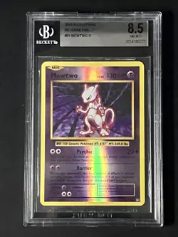 Mewtwo BGS 8.5 51/108 Evolutions Pokemon TCG Reverse Holo - Image 1