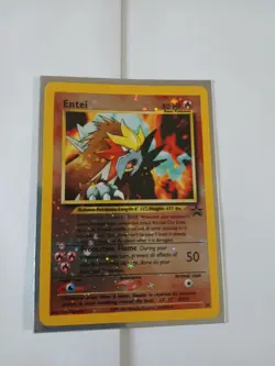 🔥 Entei #34 Reverse Holo 95-01 Black Star Promo Pokemon Card - Image 1