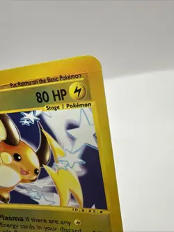 Pokemon TCG Raichu 61/165 Reverse Holo Rare Expedition Base Set - Nice - Image 3