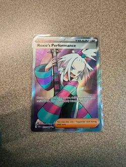Pokemon TCG Roxie's Performance 112/086 Chaos Rising Full Art Holo NM/M - Image 1