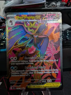 Mega Dragalge ex Ultra Rare 104/086 Pokemon Chaos Rising ME04 - Image 1