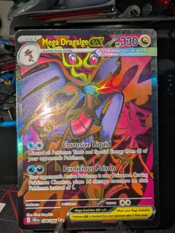 Mega Dragalge ex Ultra Rare 104/086 Pokemon Chaos Rising ME04 - Image 2
