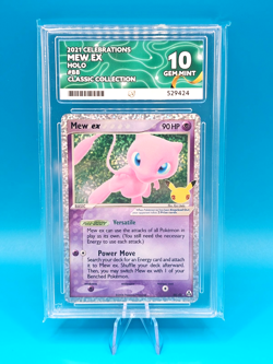 Mew EX 88/92 Celebrations 2021 Classic Collection Ace 10 Gem Mint - Pokemon Tcg - Image 1