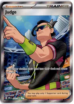 Judge 222/182 Ultra Rare Destined Rivals Pokemon NM - Image 1
