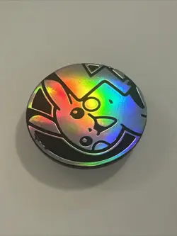 Silver Pokemon TCG Pikachu Coin - Image 3