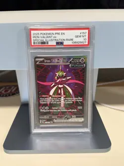 Iron Valiant ex 157/131 SIR Pokemon Prismatic Evolutions Gem Mint, PSA 10 - Image 1