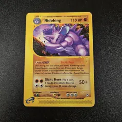Pokemon Nidoking 24/147 Aquapolis Non-holo Rare - Image 1