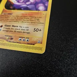 Pokemon Nidoking 24/147 Aquapolis Non-holo Rare - Image 2