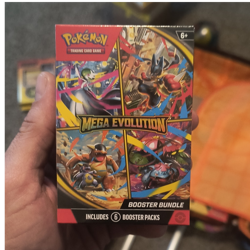 Pokemon TCG Mega Evolution Booster Bundle Box Lot of 3 6 Packs Each English 2025 - Image 1
