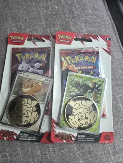 Pokemon Scarlet & Violet Destined Rivals Eevee & Zarude Promo Blister Packs - Image 1