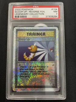 2002 pokemon Scoop Up Legendary Collection Holo PSA 7 - Image 1