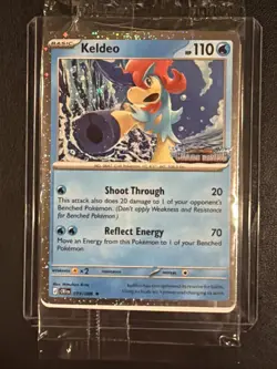 Pokemon TCG Keldeo Chaos Rising 019/086 Cosmos Holo Stamped PROMO Sealed - Image 1