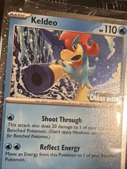 Pokemon TCG Keldeo Chaos Rising 019/086 Cosmos Holo Stamped PROMO Sealed - Image 3