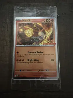 Sealed 2026 Pokemon Ho-oh GameStop Stamped Promo - Image 1