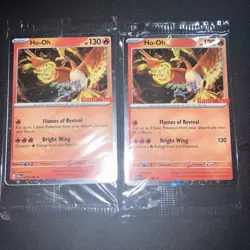 2 Ho-Oh Gamestop Stamped Promo Pokemon TCG - Image 1