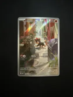 Pokemon Litleo 139/132 Me01 Mega Evolution Illustration Rare Holo - Image 1