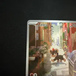 Pokemon Litleo 139/132 Me01 Mega Evolution Illustration Rare Holo - Image 2