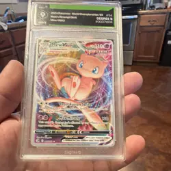 The Pokemon Company 2024 World Championship Decks Mew VMAX 114/264 EN CGC 9 - Image 3