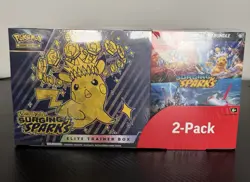 Pokemon Surging Sparks ETB and Booster Bundle Costco - 2-Pack sealed - Image 1