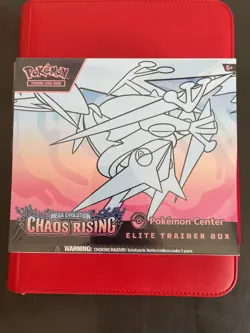 Chaos Rising Pokemon Center PC ETB Elite Trainer Box NEW - SEALED - Image 1