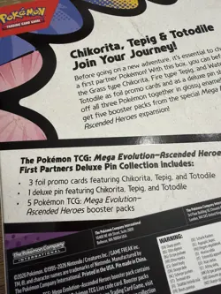 Pokemon Ascended Heroes First Partner Deluxe Pin Collection Sealed Brand New - Image 5