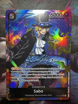 Sabo (Alternate Art) OP04-083 Super Rare Kingdoms of Intrigue One Piece NM - Image 1