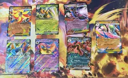 Pokemon Chaos Rising 7 Card EX Lot - Image 1