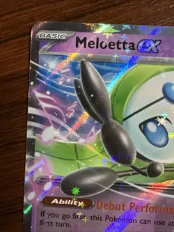 Meloetta ex Double Rare Holo Card 044/086 SV: Black Bolt Pokemon TCG - Image 2