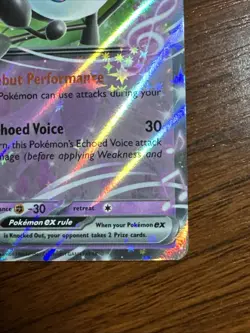 Meloetta ex Double Rare Holo Card 044/086 SV: Black Bolt Pokemon TCG - Image 4