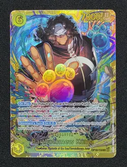 One Piece Card-Bartholomew Kuma OP12-119 Legacy SR Foil 7000 Bandai - Image 1