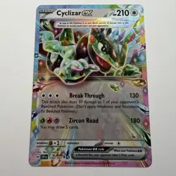 Pokemon TCG Cyclizar ex 159/191 SV: Surging Sparks Half Art Card Pack Fresh / NM - Image 1