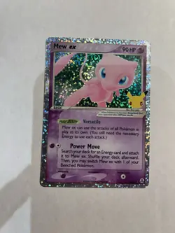 Pokemon TCG 2-Card Lot Mew ex 88/92 Team Magma's Groudon 9/95 Holo 25th - Image 2