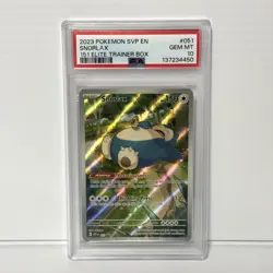 PSA 10 Snorlax SVP 051 - 151 Elite Trainer Box ETB Promo - Graded Pokemon Card - Image 1