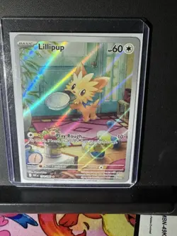 Pokemon TCG Lillipup 154/086 Illustration Rare Card Mint NM Pack Fresh - Image 1
