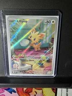 Pokemon TCG Lillipup 154/086 Illustration Rare Card Mint NM Pack Fresh - Image 3